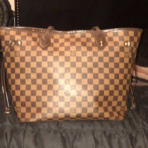 Louis Vuitton Neverfull MM Damier Ebene Purse
